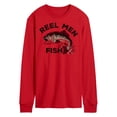 thumbnail image 1 of Instant Message - Reel Men Fish - Men's Long Sleeve T-Shirt, 1 of 5