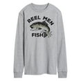 thumbnail image 1 of Instant Message - Reel Men Fish - Men's Long Sleeve T-Shirt, 1 of 6