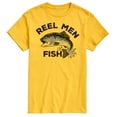 thumbnail image 1 of Instant Message - Reel Men Fish - Men's Short Sleeve Graphic T-Shirt, 1 of 6