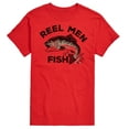 thumbnail image 1 of Instant Message - Reel Men Fish - Men's Short Sleeve Graphic T-Shirt, 1 of 6
