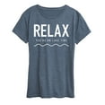 thumbnail image 1 of Instant Message - Relax Lake Time - Women's Short Sleeve Graphic T-Shirt, 1 of 6