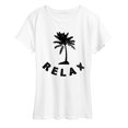 thumbnail image 1 of Instant Message - Relax Palm Tree Short Sleeve Graphic T-Shirt, 1 of 5