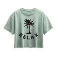 thumbnail image 1 of Instant Message - Relax Palm Tree - Youth Girls Boxy T-Shirt, 1 of 5