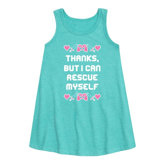 Instant Message - Rescue Myself - Toddler & Youth Girls A-line Dress