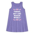 thumbnail image 1 of Instant Message - Rescue Myself - Toddler & Youth Girls A-line Dress, 1 of 5