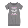 thumbnail image 1 of Instant Message - Rescue Myself - Toddler & Youth Girls Fleece Dress, 1 of 6