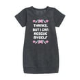 thumbnail image 1 of Instant Message - Rescue Myself - Toddler & Youth Girls Fleece Dress, 1 of 5