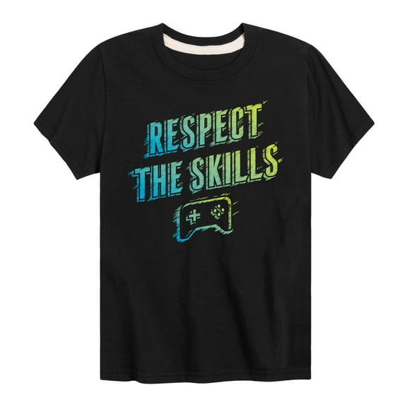 Instant Message - Respect The Skills - Toddler and Youth Short Sleeve T-Shirt