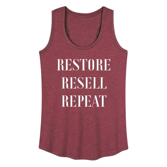 Instant Message - Restore Resell Repeat - Women's Racerback Tank Top