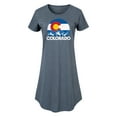 thumbnail image 1 of Instant Message - Retro Colorado Flag Mountains - Women's Any Way Dress, 1 of 5