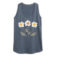thumbnail image 1 of Instant Message - Retro Daisies - Women's Racerback Graphic Tank, 1 of 4