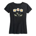 thumbnail image 1 of Instant Message - Retro Daisies - Women's Short Sleeve Graphic T-Shirt, 1 of 5