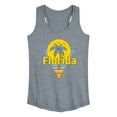 thumbnail image 1 of Instant Message - Retro Florida Logo - Women's Racerback Tank Top, 1 of 6
