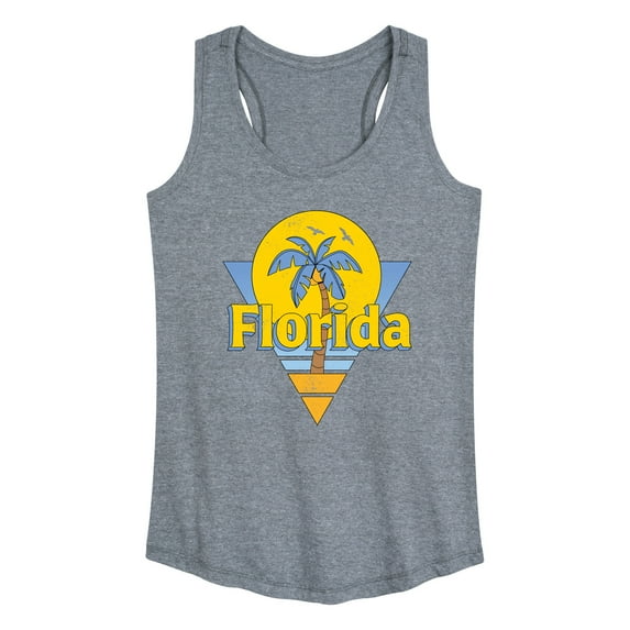 Instant Message - Retro Florida Logo - Women's Racerback Tank Top