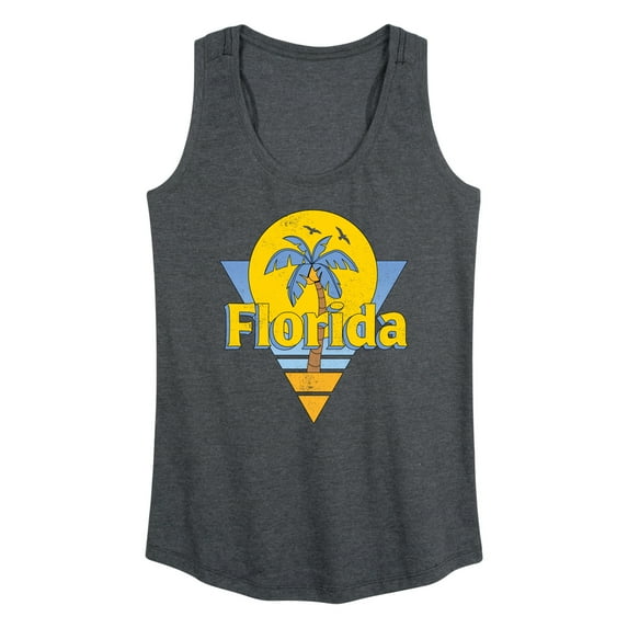 Instant Message - Retro Florida Logo - Women's Racerback Tank Top