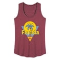 thumbnail image 1 of Instant Message - Retro Florida Logo - Women's Racerback Tank Top, 1 of 6