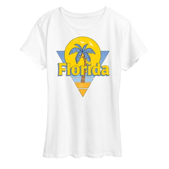 Instant Message - Retro Florida - Vacation Destination - Women's Short Sleeve Graphic T-Shirt