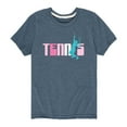 thumbnail image 1 of Instant Message - Retro Girls Tennis - Youth Short Sleeve Tee, 1 of 5
