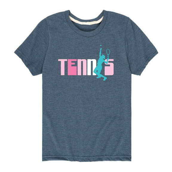 Instant Message - Retro Girls Tennis - Youth Short Sleeve Tee