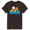 thumbnail image 1 of Instant Message - Retro Mountains - Men's Short Sleeve Graphic T-Shirt, 1 of 4