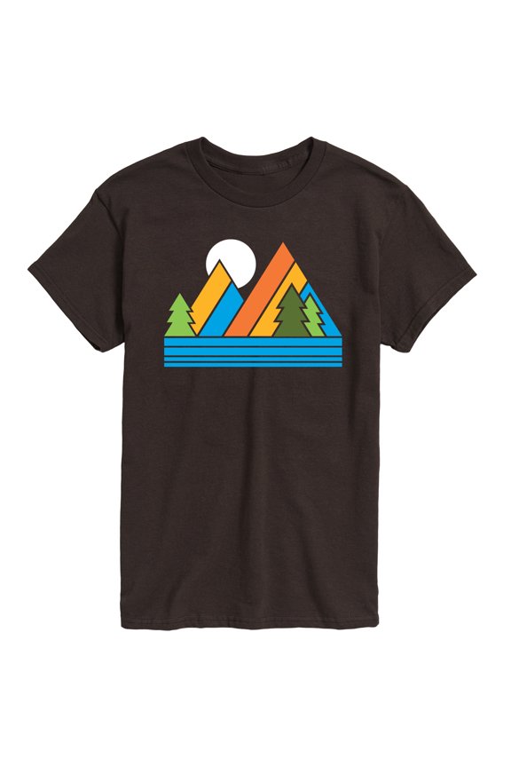 - Retro Mountains - Men's Short Sleeve Graphic T-Shirt