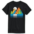 thumbnail image 1 of Instant Message - Retro Mountains Sunset - Men's Short Sleeve Graphic T-Shirt, 1 of 6