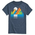 thumbnail image 1 of Instant Message - Retro Mountains Sunset - Men's Short Sleeve Graphic T-Shirt, 1 of 6