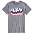 thumbnail image 1 of Instant Message - Retro USA Short Sleeve Graphic T-Shirt, 1 of 5