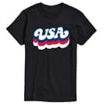 thumbnail image 1 of Instant Message - Retro USA Short Sleeve Graphic T-Shirt, 1 of 5
