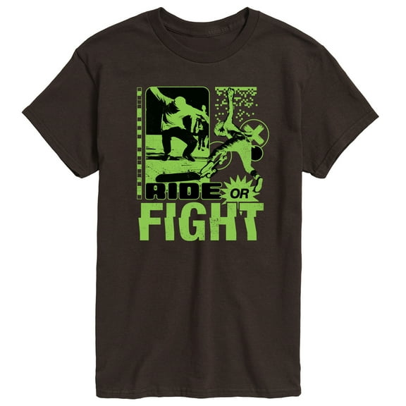 Instant Message - Ride Or Fight Skateboarding - Retro - Mens - Short Sleeve Tee