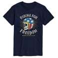 thumbnail image 1 of Instant Message - Riding For Freedom - Men's Short Sleeve Graphic T-Shirt, 1 of 5
