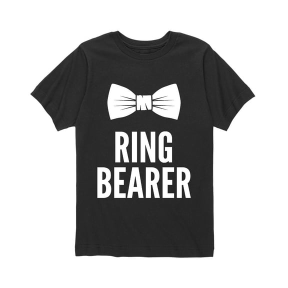 Instant Message - Ring Bearer, Bowtie  - Wedding Party Engagement Toddler Short Sleeve Tee
