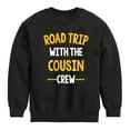 thumbnail image 1 of Instant Message - Road Trip With The Cousin Crew - Toddler & Youth Crewneck Fleece Sweatshirt, 1 of 6