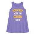 thumbnail image 1 of Instant Message - Road Trip With The Cousin Crew - Toddler & Youth Girls A-line Dress, 1 of 5
