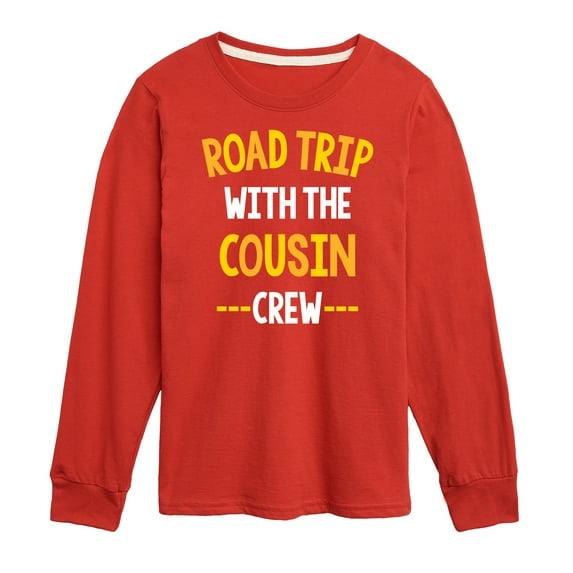 Instant Message - Road Trip With The Cousin Crew - Toddler & Youth Long Sleeve Graphic T-Shirt