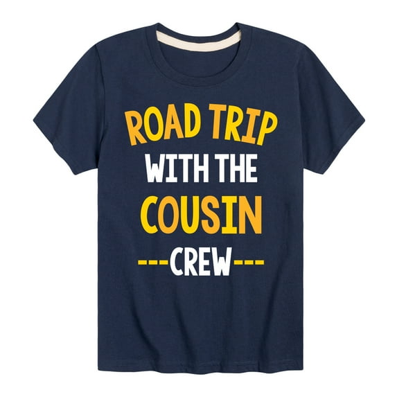Instant Message - Road Trip With The Cousin Crew - Toddler & Youth Short Sleeve Graphic T-Shirt