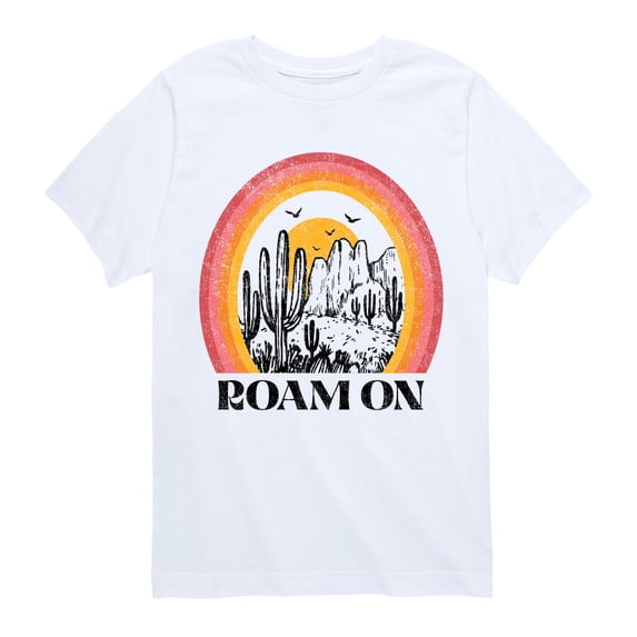 Instant Message - Roam On Desert Rainbow Short Sleeve Graphic T-Shirt