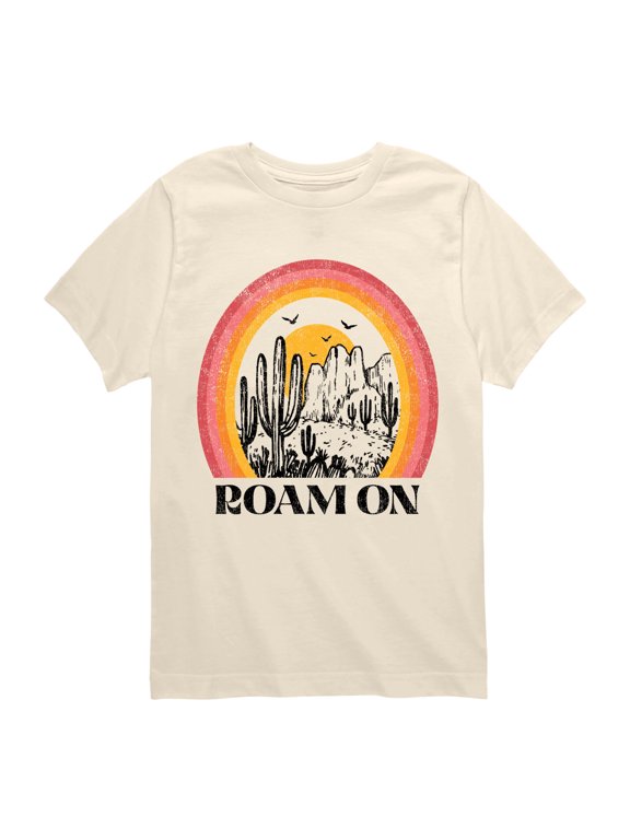 - Roam On Desert Rainbow Boys' Short Sleeve Graphic T-Shirt