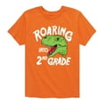 thumbnail image 1 of Instant Message - Roaring Into 2nd Grade - Youth Short Sleeve Graphic T-Shirt, 1 of 6