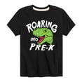 thumbnail image 1 of Instant Message - Roaring Into Pre K - Youth Short Sleeve Graphic T-Shirt, 1 of 6