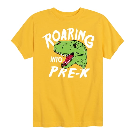 Instant Message - Roaring Into Pre K Short Sleeve Graphic T-Shirt