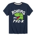 thumbnail image 1 of Instant Message - Roaring Into Pre K - Youth Short Sleeve Graphic T-Shirt, 1 of 6