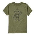thumbnail image 1 of Instant Message - Robot Sketch  - Toddler Short Sleeve Tee, 1 of 5