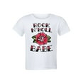 thumbnail image 1 of Instant Message - Rock N Roll Babe - Toddler Short Sleeve Tee, 1 of 5