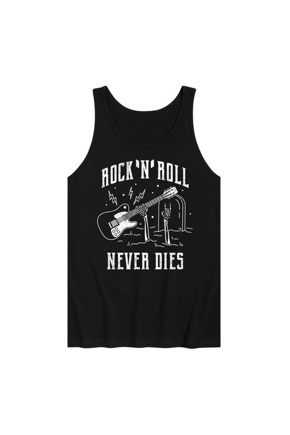 - Rock N Roll Never Dies - Men's Jersey Tank Top
