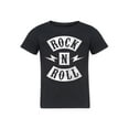 thumbnail image 1 of Instant Message - Rock N Roll - Toddler Short Sleeve Tee, 1 of 5