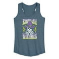 thumbnail image 1 of Instant Message - Rock On Witches - Women's Racerback Tank Top, 1 of 6