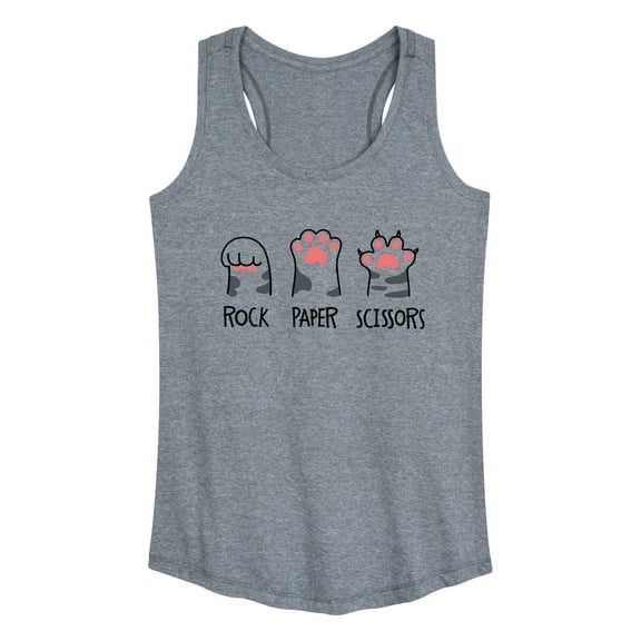 Instant Message - Rock Paper Claws - Women's Racerback Tank Top