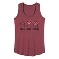 thumbnail image 1 of Instant Message - Rock Paper Claws - Women's Racerback Tank Top, 1 of 6