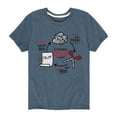 thumbnail image 1 of Instant Message - Rock Paper Scissor Diagram - Toddler Short Sleeve Tee, 1 of 4